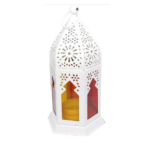 Meilleure vente de lanterne vintage de style marocain lanterne en métal décorative islamique en fer à la main à usage intérieur - Product Image 5