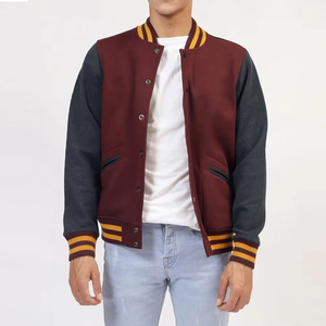 แจ็กเก็ตผ้าแคนวาสไซส์พิเศษสำหรับผู้ชายปกตั้งมีสีและโลโก้ตามสั่งแบบเย็บปะติด10ชิ้น - Product Image 5
