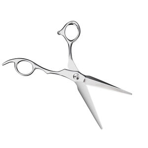 Ciseaux de coupe de cheveux 5.5 pouces poli miroir avec vis fantaisie VG10 poignée en acier ciseaux de Salon meilleur barbier de qualité chirurgicale - Product Image 4