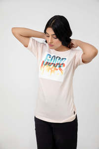 คอลเลกชันฤดูร้อนสำหรับผู้หญิง เสื้อยืดแขนสั้นผ้าไหม/ผ้าฝ้ายผสม น้ำหนักเบา ระบายอากาศได้ดี สไตล์ลำลอง-เสื้อยืดดีไซน์อเนกประสงค์ - Product Image 4
