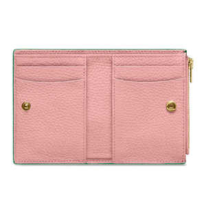 Cartera de lujo para mujer con tarjetero de cuero con guijarros, logotipo personalizado, diseño de cremallera colorido, MOQ bajo, precio asequible - Product Image 2