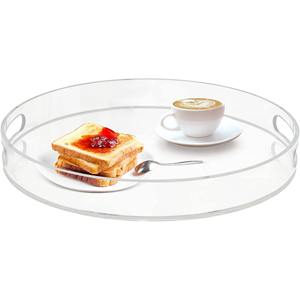 Bandeja de Servicio de Acrílico Personalizada a Bajo Precio, Decoración de Mesa para Bodas, Hogar y Otros Eventos, para Servir Alimentos Durante el Ramadán, Hecho en India - Product Image 1