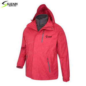 Nouvelle arrivée coupe-vent à capuche de haute qualité pour hommes veste de pluie résistante à l'eau pour l'extérieur saison d'hiver vente de matériel de toile - Product Image 3