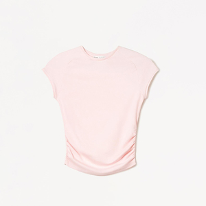 เสื้อยืดผู้หญิงปักลาย, เสื้อยืดแขนสั้นผ้าฝ้ายลำลองใหม่ฤดูร้อน - Product Image 1