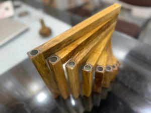 Petit bougeoir en bois fait à la main pour les mariages pour Noël-Options de gros d'usine directe disponibles - Product Image 4