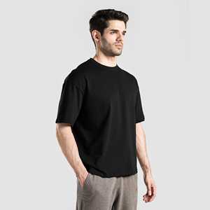 Meilleure qualité supérieure Poids lourd Épaule tombante Hommes Coupe surdimensionnée Fabricant OEM Pakistan quantité minimale de commande Streetwear Fournisseur de vêtements - Product Image 3