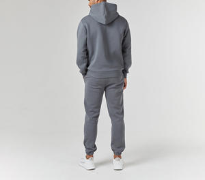 Chándales de invierno para hombre de dos piezas de alto rendimiento con logotipo personalizado, tela de alta calidad, color liso sólido, precio barato - Product Image 3