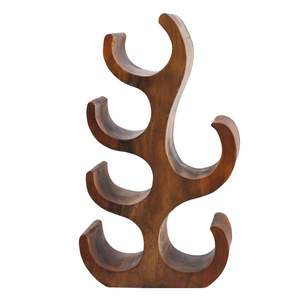 Porte-bouteille en bois fait à la main avec un savoir-faire raffiné et une construction durable pour un usage quotidien - Product Image 4