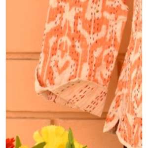 Veste Kantha Quilt Veste courte réversible en coton cousue à la main Porter avec la nouvelle veste imprimée Kimono Dressing - Product Image 3