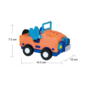 ของเล่นพลาสติก DIY ตัวต่อรถ ของเล่นเสริมพัฒนาการสำหรับเด็กอายุ 5-7 ปี ประกอบได้ เคลื่อนย้ายได้ ใช้เวลาประกอบน้อยกว่า 3 ชั่วโมง เหมาะสำหรับเด็กทุกเพศ ตัวต่อ 3 มิติ - Product Image 5