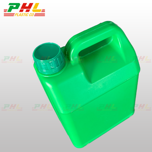 HDPE Plastic Jerry Can 4500ml Square <b>Bottle</b> Screw Cap Design For Fertilizers Chemicals <b>Oil</b> Storage Made In Vietnam - Product Image 5