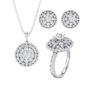 Conjuntos de joyería fina para mujer, diseño personalizado, oro relleno, piedras de circonio, 2022 - Product Image 6