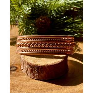 Navajo Handmade Fashion <b>Copper</b> Cuff Bracelet - Product Image 1