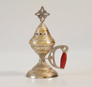 ที่ใส่ธูปรูปเป็ดทำจากทองเหลืองเนื้อแข็งสำหรับตกแต่งบ้านเครื่องหอมหรูหรารูปปั้นไม้งาม - Product Image 6