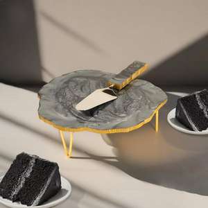 Support à gâteau en résine de qualité supérieure, écologique, sans danger pour les aliments, avec un design artistique, support de présentation de desserts pour un usage domestique et commercial - Product Image 4