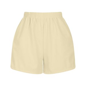 Pantalones cortos de verano con dobladillo de cintura alta para mujer, culottes ligeros transpirables con decoración de botones, ajuste holgado para mujer - Product Image 5