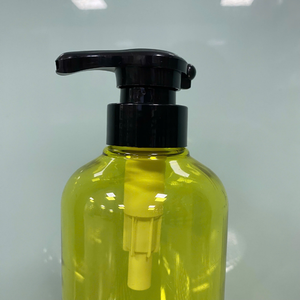 Bouteille de lotion ronde PET de 500ml bouteille de pompe cosmétique rechargeable à faible quantité minimale de commande pour emballage de soins de la peau de lavage de corps de shampooing - Product Image 3