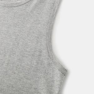 Nouveau débardeur de sport personnalisé pour homme, 100 % coton, tissu tricoté respirant, haute qualité, fitness, musculation, style décontracté, logo 3D - Product Image 6