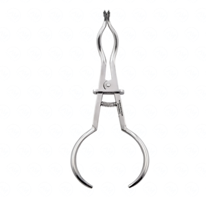 Pinzas de abrazadera de presa de goma Presa de goma dental Herramientas restaurativas de acero inoxidable Instrumentos quirúrgicos dentales - Product Image 1