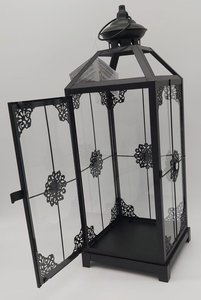 Decorative Black Metal Hanging <b>Candle</b> <b>Lantern</b> For Home Decor Wedding Party Decor in Wholesale Price - Product Image 2