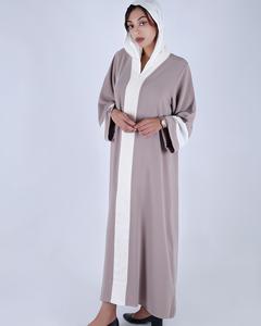 Muslim <b>Abaya</b> <b>Dress</b> Casual Modest Long Sleeve Summer Islamic Clothing Women Custom Made Design OEM Service Wholesale Quick Dry - Product Image 6