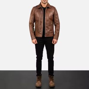 Nouvelle veste en cuir véritable pour homme, matériau de qualité supérieure, respirante, vestes en cuir pour homme à prix avantageux, veste en cuir pour homme - Product Image 5