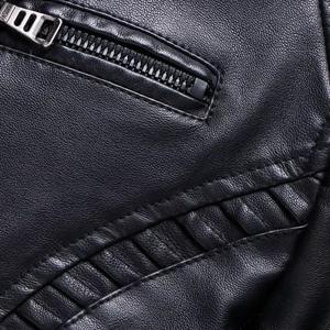 Veste en cuir pour homme, look décontracté haut de gamme, vêtement en cuir de vachette, fabrication sur mesure OEM, vente en gros en usine - Product Image 5