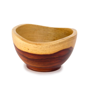 Cuenco de madera de mango para servir, Color Natural para utensilios de cocina, mesa de comedor, vajilla para servir, cuenco de madera de masa de forma ovalada, nuevo diseño - Product Image 5