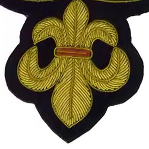 Badges de conception personnalisée de haute qualité fil de lingot brodé sur tissu à faible quantité minimale de commande avec fixation magnétique - Product Image 4