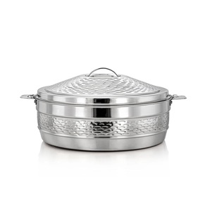 El calentador de alimentos más vendido de la mejor calidad, cazuela de diseñador con acabado brillante, suministros de Hotel, mesa redonda decorativa de lujo. - Product Image 4