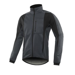 <b>Men's</b> Soft Shell Warm Winter Fleece <b>Jacket</b> in Solid Color Customize with Embroidery Screen and Digital Printing Sublimation - Product Image 5