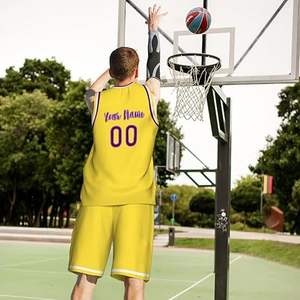 Uniforme de baloncesto ligero de alta calidad para adultos Estilo único Color sólido Conjunto de talla grande Transpirable Más ropa de baloncesto - Product Image 6