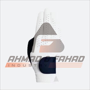 DM Guantes de golf de cuero genuino Triple Cabretta de alta calidad Protección UV transpirable Empuñaduras de mano derecha izquierda Hecho en Pakistán - Product Image 2