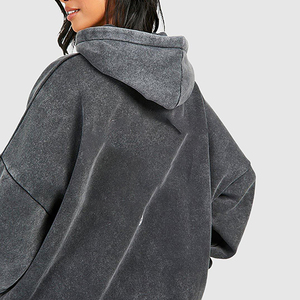 Survêtement personnalisé de qualité supérieure empilé à l'acide 100% coton vente en gros Ensemble de jogging pour femmes tenue deux pièces - Product Image 5