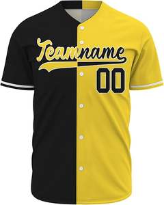 100% personnalisable OEM meilleure vente chaude hommes solide respirant Baseball Jersey séchage rapide 100% Polyester fabriqué au Pakistan - Product Image 4