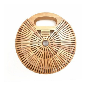 Bolsa de bambú Premium elaborada a partir de 100%, bolsa de bambú fresco, Material Natural de alta calidad, bolsa de viaje ideal para verano y accesorio de playa - Product Image 5