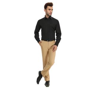 Camisa Formal Negra Elegante para Hombre, Fabricada en India, para Oficina y Uso Corporativo, Disponible para Exportación, Precio desde India - Product Image 2