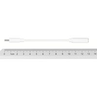 Mumbi USB-C Stecker auf 3,5mm Buchse Kopfhöreradapter Weiß ABS-Material Hergestellt in Italien Für Mobiltelefone Brandneu