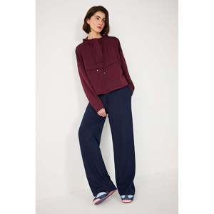 Pantalons à coupe décontractée avec taille à cordon - Product Image 2
