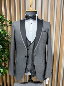 Offre Spéciale élégant dernier design préféré par les jeunes costumes élégants d'élite de luxe sur mesure pour les hommes marié de mariage - Product Image 2