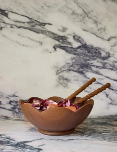 Servidores de ensalada de madera trenzada - Product Image 4