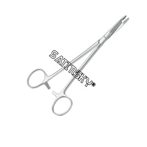 SOPORTE DE AGUJA ANCHO INSERTOS DE TUNGSTENO RECTO 16CM Instrumentos de acero inoxidable Fabricado con AISI 420 - Product Image 2