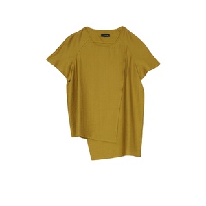 Made in Italy Blusa cruzada de viscosa de verano para mujer Blusa informal para mujer Camisa Diferentes colores disponibles - Product Image 1