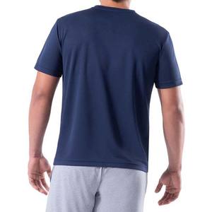 Couleur bleu marine à manches courtes vêtements pour hommes t-shirts en gros meilleure vente pas cher prix bas quantité minimale de commande été 100% coton t-shirt pour hommes - Product Image 2