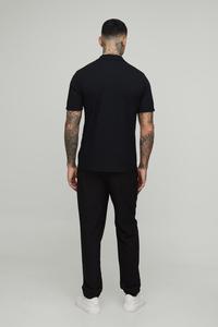 Logotipo personalizado Hombres Polo Camisa Slim Fit Algodón transpirable Secado rápido Cómodo Casual Ropa de verano OEM ODM Proveedor - Product Image 2