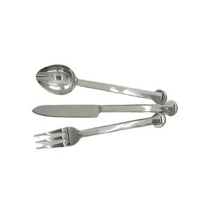 ชุดเครื่องใช้บนโต๊ะอาหารทำจากเงิน/ทองเหลืองดีไซน์ทันสมัย5ชิ้น - Product Image 3