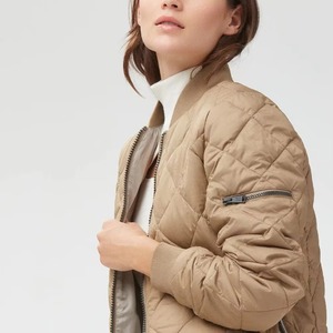 OEM <b>Women</b> Bomber <b>Jacket</b> Custom <b>Lightweight</b> Nylon Streetwear Fashion Outerwear Casual Manufacturer Factory Supplier - Product Image 4