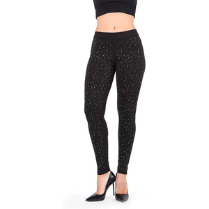 Pantalon en strass de haute qualité pour femmes taille élastique Leggings de conception supérieure pour vêtements de sport Leggings à pousser - Product Image 2