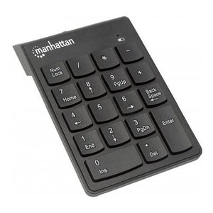 Manhattan Numeric Keypad 18 Keys Black USB Type A Compact Design For Computer Use - Product Image 4