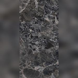 Carrelage en céramique effet pierre noire de luxe, antidérapant, pour salle de bain, cuisine, mur et sol, qualité supérieure - Product Image 3